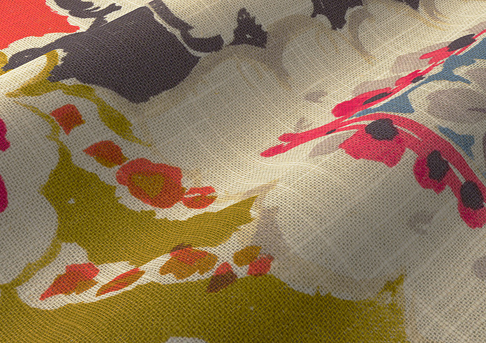 Aretha, Red - Made to Measure Curtains - Image 4